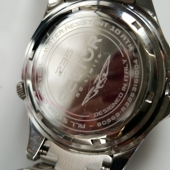 Sector men watch. New with tag and original box. All stainless steel. - Picture 4 of 6